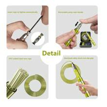 1 Set Adjustable Aluminum Alloy Bearing Jump Rope, Portable Fitness Workout Equipment For Cardio, Boxing, Calorie Burning