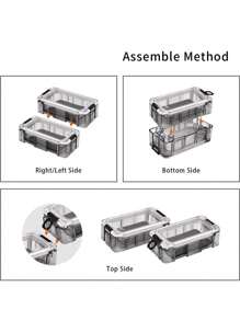 Angelköderbox, wasserdichter tragbarer Organizer mit Angelzubehör-Set - 3 Stücke/5 Stücke Mini Utility Köder Angelbox, Behälter für Forellen