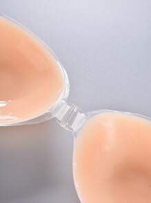 薄款矽膠胸墊，適用於女士無肩帶裙，防水設計，提升及增加對小胸部的托撐，針對婚紗攝影設有包裝。