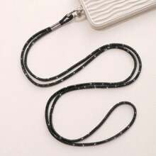 Rhinestone Phone Lanyard Changeable Chain Straps Fashion Crystal Accessories - 黑色 - 查看 5