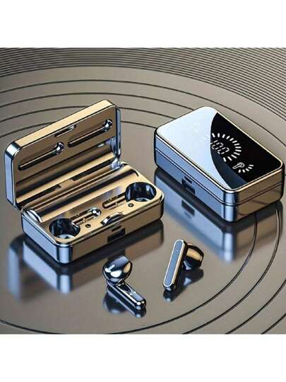 Fone De Ouvido Bluetooth TWS S20 Alto Espelho 5.2 Sem Fio Com Estéreo Binaural Touch HIFI