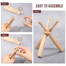 10 Pack Baseball Stand Baseball Holders For Balls Display Classic Wooden Baseball BatDisplay Stand Holder Display Baseball Centerpieces For Tables - 10 Pack - View 11