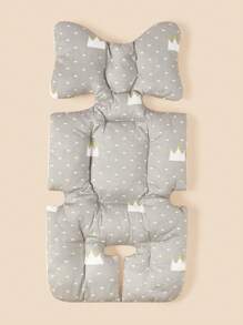 1pc Crown Pattern Baby Seat Liner - Multicolor - View 8