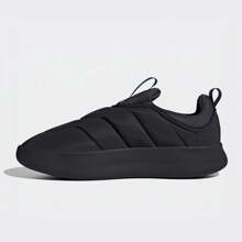 Adidas Cotton Shoes For Men And Women In Winter, New Style, Slip-On Warm Sports Snow Cotton Loafers - Black - View 6