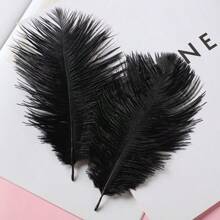 5pcs Artificial Ostrich Feather 20-25cm For Jewelry Making DIY Wedding Home Decoration Artificial Feather Table Centerpiece Crafts Clothes Accessories Cake Decoration - Multicolor - View 7