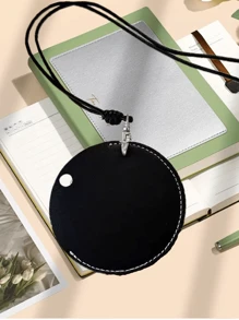 Collier porte-écouteurs , accessoire de rangement portable pour écouteurs avec cordon, étui à écouteurs rétro personnalisé au design élégant
