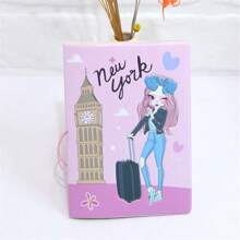 3D Kreatywne Piękno Okładka Paszportu Etui na Paszport Etui na Paszport Portfel na Paszport Etui na Karty Lekkie Modne Akcesoria Podróżne Do Lotu Dla Kobiet Dla Dziewczyn Dla Studentów Prezent Z Powrotem Do Szkoły Na Halloween Na Nowy Rok