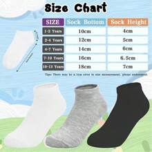 20 Pairs Unisex Thin Breathable Comfy Deodorant Sweat-Absorbing Low Cut Ankle Socks, Casual Plain Color Socks, Children's Socks & Hosiery For Summer Spring, Summer, Autumn And Winter Sockss - Multicolor - View 5