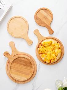 1个木制竹制披萨/水果/甜点/蛋糕托盘 - 彩色 - 查看 6