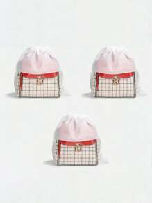 Handbag Dust Proof Bag, Portable Non-Woven Drawstring Storage Bag, Purses Protective Cover With Visible Window,Large Capacity, Dust-Proof, Solid Color, Visible Drawstring Closure, Dustproof Drawstring Bags Non-Woven Dust Cover Bag Travel Essentials Travel Accessories Travel Must Haves Holiday Essentials Holiday Travel Bag - Multicolor - View 14