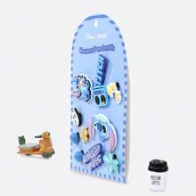 Miniso 迪士尼史迪奇系列美食洞穴配件，可爱又有创意（1件） - 藍色 - 查看 3