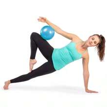 OPTP Soft Gym Overball – 9 Inch Inflatable Pilates Stabilization Training, Pelvic Core Exercise, Correct Body Position And Muscle Activation - 1 - View 5