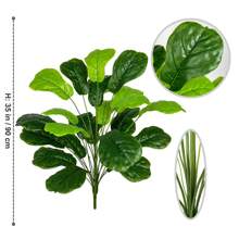 1pc 60-110cm New Artificial Fiddle Leaf Fig Ficus Tree Branch Green Plastic Leaves Modern Realistic Touch Fake Plant Indoor Outdoor Decor Faux Plant For Home Office Garden Room Decoration Gifts Birthday Graduation