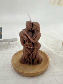 1pc Scented Candle Decor, Hugging Couple Design, Spring Gift, Birthday Gift, Home Decor, Holiday Gift, Fragrant Even Unlit Gifts Graduation