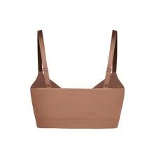 FeelinGirl Bralettes For Women With Support Comfortable Bras No Underwire Seamless Everyday Bras - 棕色 - 查看 7