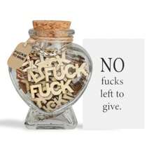 To Give, Jar Of  Gift Jar, Funny Gifts For Men Women, Swear Jar,  Jar, Gag Gift, Father's Day Gifts For Men, Gifts For Birthday Christmas Valentine's Day, Small Gift, Desk Decor - Brown - View 1
