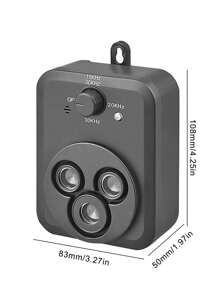 新款超声波猫狗防吠器，高功率三模式训狗器，免提，智能识别，自动防吠，10米范围，防止狗吠