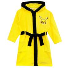 pokemon Pokémon Dressing Gown And Pikachu Pyjamas Set | Pikachu Dressing Gown For Boys | Official Merchandise - Yellow - View 5