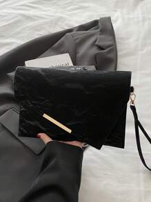 New Small Envelope Design Fashionable Women Handbag - Black - View 6