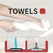 14pcs/Box Compressed Towel, Portable Disposable Mini Compressed Towels Travel - Convenient Packaged Washcloth, Travel Non-Woven Fabric Wet Wipes, Outdoor Wet Wipes, Candy Towel, Easy To Carry Compressed Towel For Business Trip, Clean And Hygienic, Enough For Family Travel, Travel, Camping, Hiking, Sports, Salons, Compressed Small Towel Travel Accessory, Bathroom Accessory