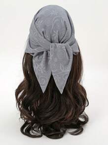 1 pieza Pañuelo para la cabeza tipo bandana con estampado de paisley - multicolor - Ver 3