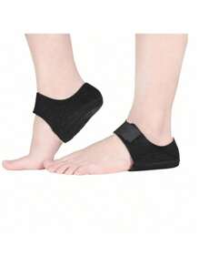 1 Pair Of Anti-Wear Heel Pads, Silicone Cushioning Heel Covers, Heel Protectors For Sports And Casual Shoes