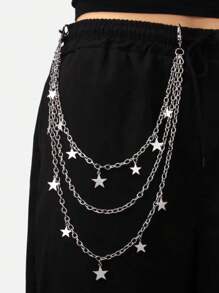 1 Piece Multi-Layer Pentagram Pendant Pants Chain