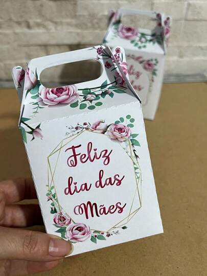 10, 20 Caixas caixinha Maleta Lembrancinha de Festa dia das Mães Mãe mimo presente surpresa