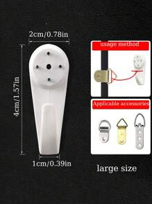 100 pièces Anneaux en D triangulaires, quincaillerie pour cadre photo, boucles de suspension triangulaires avec vis incluses pour la décoration murale de peinture sur canevas