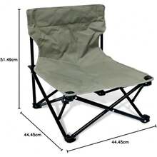 TIYASTUN - Sillas de playa bajas para adultos, silla de camping ligera, silla de campamento, sillas plegables para exteriores, sillas de césped plegables para camping, playa, concierto, perfil bajo - 1 - Ver 3