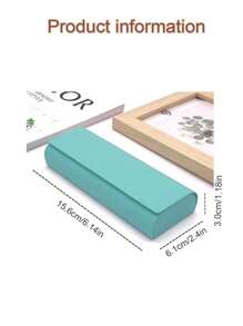 1 Customizable Personalized Signature Glasses Case In Multiple Colors - Portable, Waterproof And Dustproof Glasses Frame, Compact Plastic Storage Box, Fashionable Glasses And Glasses, Glasses Case ABS Plastic (ABS Resin) Personalized Glasses Case Gifts For Men