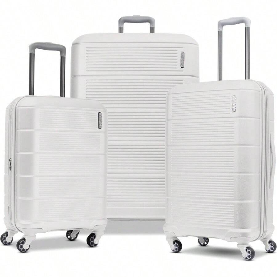 American Tourister Stratum 2.0 Expandable Hardside Luggage With Spinner Wheels, Purple Haze, Carry-On