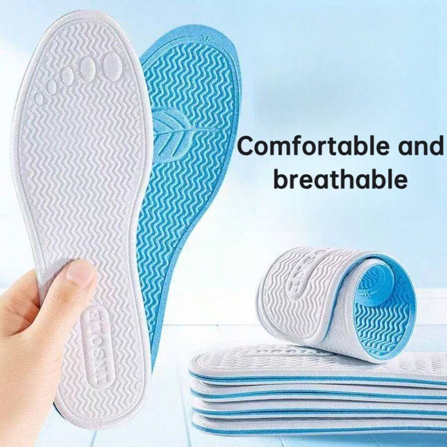 Dünne Einlegesohle, ultradünn und sportlich, dünn und weich für Damen und Herren. Dünnes Design, rutschfest, schweißabsorbierend, geruchsabweisend, atmungsaktiv und leicht zu begehen - Verschiedenfarbig - Übersicht 1