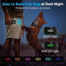 2-In-1 Dog Lover Gift And Dog Mom Love Shock Collar - Dog Lover Gift And Dog Mom Love Training Collar With Remote 2000FT, Rechargeable Smart Anti Barking Collar, IP67 Waterproof E-Collar With 8 Adjustable Sensitivity For All Breeds - Black - View 2
