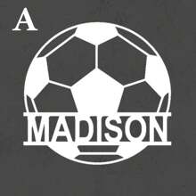 Customized Metal Logos For Football Decor, Basketball Decor, And Rugby Players,Room Decor Gifts For Football , Basketball, And Rugby Enthusiasts, Customized Wall Decorations For Football, Basketball, And Rugby Players, Player Name Logos, Gifts For Football Players, And Sports Wall Paintings Wall Decor Birthday Graduation