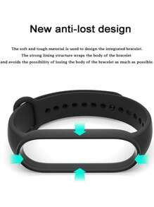 سوار ساعة من السيليكون متوافق مع شاومي Mi Band 3/4/5/6/7/8/9، من خامة جلدية صحية وقابل للتنفس ومقاوم للماء للرياضة، سوار قابل للتعديل، موديل كاجوال وعصري مناسب للاستخدام اليومي والأعياد والحفلات والمنزل والهدايا، إكسسوارات ساعة ذكية