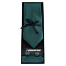 5Pcs/Set Gift Box Men's Necktie Fashion Striped Floral Pattern Tie With Clip Gift Box Set Perfect For Man Wedding Business - Multicolor - View 7