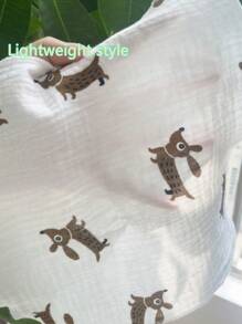 Set de 5 baberos y paños de eructo para bebé, paños multiusos para alimentación, de colores aleatorios