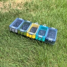 Angelköderbox, wasserdichter tragbarer Organizer mit Angelzubehör-Set - 3 Stücke/5 Stücke Mini Utility Köder Angelbox, Behälter für Forellen