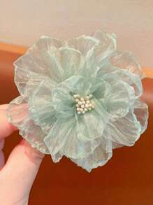1 Stück Mori-Stil Mädchen Chiffon Blumen Prinzessin Haarclip