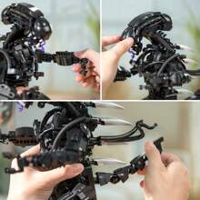 Creative American Movie Characters, Alien Building Blocks, Alien Building Blocks, Alien Building Block Models, Building Blocks, Toy Collections And Weapons