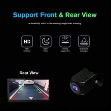 Haudio 2G 32G Android Double Din Car Stereo Carplayer, 7 Inch Touchscreen Car Radio 2 Din With GPS Navigation Wireless FM HiFi WiFi USB Android Auto Mirror Link + AHD Backup Camera