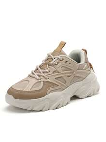 Women's Ins Thick Sole Chunky Sneakers, Spring/Autumn 2025 New Lightweight Casual Sports Shoes For Ladies
