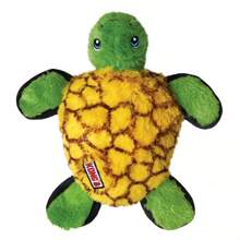 KONG Tough Plush Turtle Dog Toy - Green - 1 - View 3