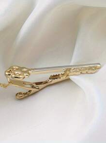 1pc Fashionable Key-Shaped Tie Clip For Men - Durable Copper Material, Suitable For Business & Casual Wear, Ideal Gift, Daily Wear, Guitar, Ship, Plane, Golf Ball, Music Note - Tie Clip - View 16