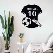 Customized Metal Logos For Football Decor, Basketball Decor, And Rugby Players,Room Decor Gifts For Football , Basketball, And Rugby Enthusiasts, Customized Wall Decorations For Football, Basketball, And Rugby Players, Player Name Logos, Gifts For Football Players, And Sports Wall Paintings Wall Decor Birthday Graduation