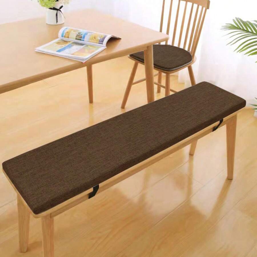 5CM Thick Seat Cushion For Benches, Washable Seat Cushion For Chairs, Garden Bench Cushion, Large Seat Cushion For Chairs, Floors, Office Chairs, 80x45x5cm - 彩色 - 查看 1
