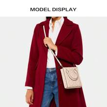 Kate Spade 女士迷你托特包 黑桃花风琴包 小号托特包 - 女士别致斜挎包，米色 KJ694250