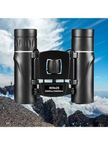Zoom BAK4 HD Telescope Professional Powerful Binoculars, High Powered Mini Pocket Binoculars - Compact, Portable Design For Bird Watching, Hunting, Concerts, Travel & Sightseeing - Black, 10x Magnification, Lightweight & Easy To Carry, Theater Binoculars | Sleek Binocular Design | Lightweight Binoculars - Multicolor - View 4