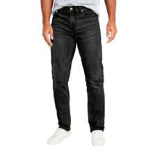 2-Pack Men's Flex Stretch Slim Straight Jeans - Black & Grey - View 2